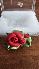 Vintage RED ROSE Bouquet