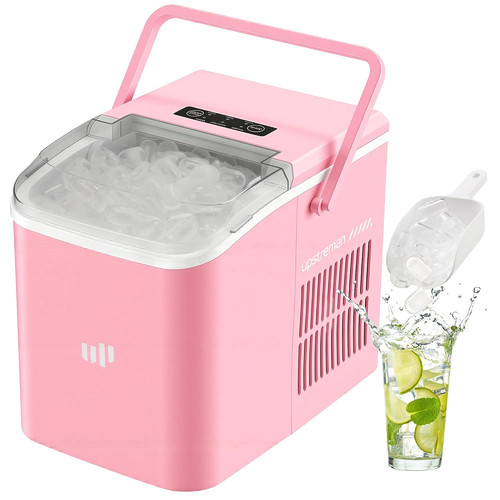 Pink ice maker machine - maker,