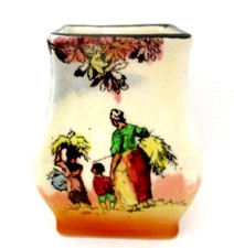 RARE ROYAL DOULTON SERIESWARE MINIATURE VASE - THE GLEANERS D6123