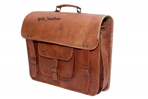 Large hand sewd briefcase - 18",