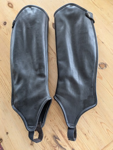Leather half chaps tredstep - leather,