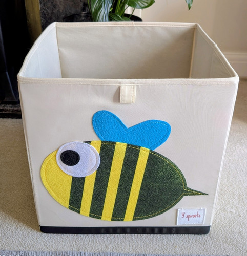 Sprouts bee cube toy storage - cube,
