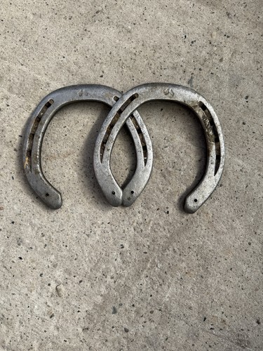 Old used horseshoes - old, horseshoes,