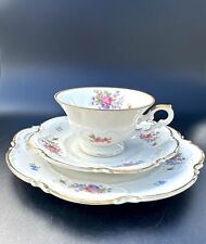 Vintage Hutschenreuther Tea Cup Trio