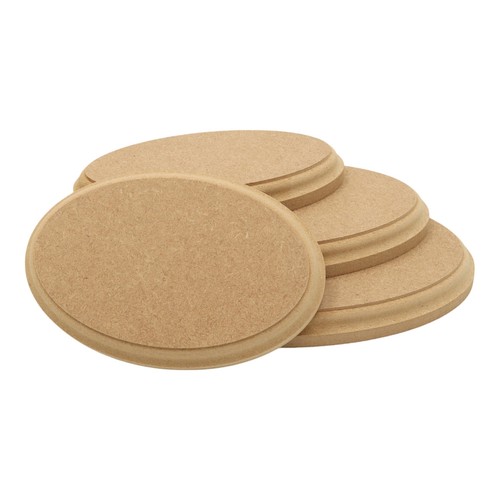 Wooden mdf oval plaque - wooden,