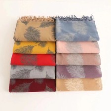 Feather print Reversible Scarf