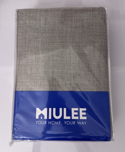 Miulee oatmeal linen curtain - miulee,