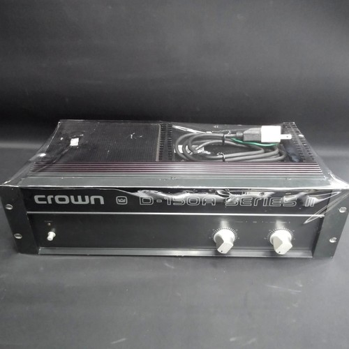 Crown power amplifier 150a - crown, d-150a