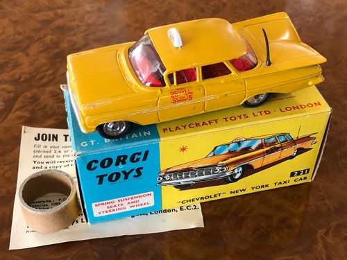 Vintage corgi toys chevrolet - toys, |