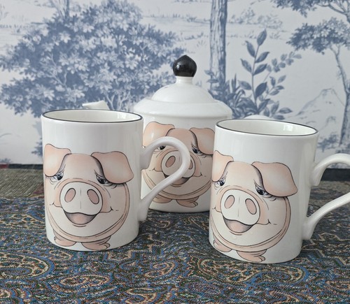Arthur wood pig - pig, teapot