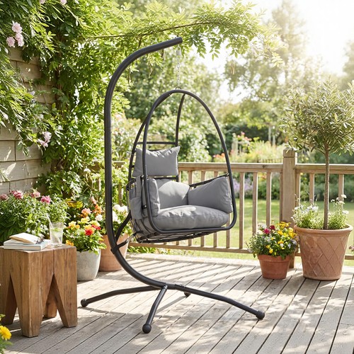 Hanging egg chair indoor - egg,