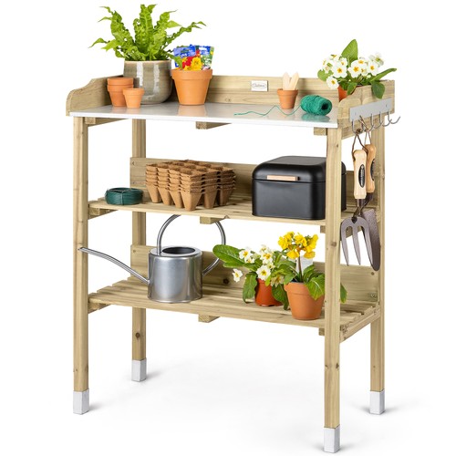 Garden potting table bench - table,