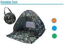Ventilated Anti UV Instant Pop Up Portable Beach Fishing Hiking Shelter Tent 