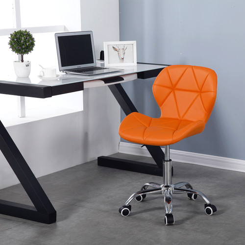 Cushioned computer desk office - cushioned,