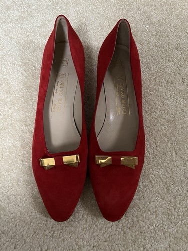 Bruno magli red - bruno, suede