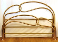 Very Rare and Beautiful And So To Bed Lovers Knot Brass Bed Head and Footboards