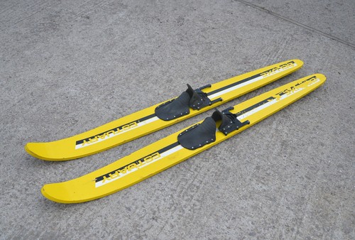 Pair vintage water skis ski - pair,