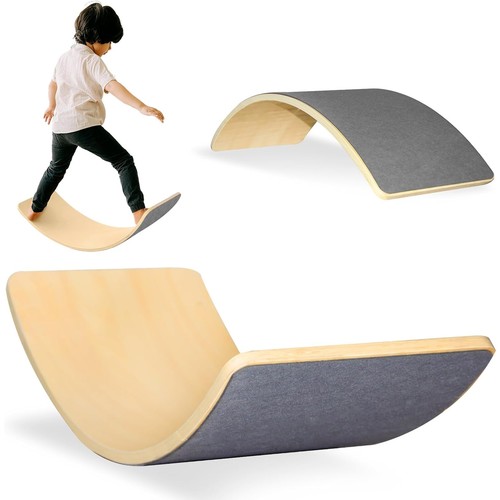 Kids wooden balance board - wooden,