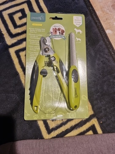 Pet nail clippers and file - nail,