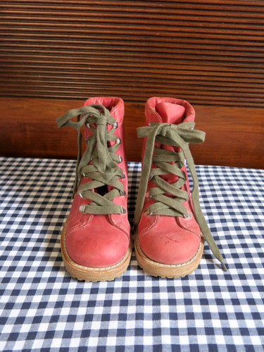 Swedish hasbeens red pink lace - swedish,