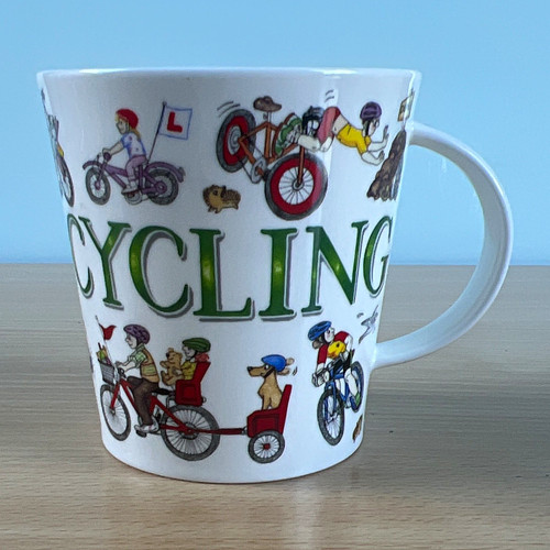 Dunoon bone china mug cycling - dunoon,