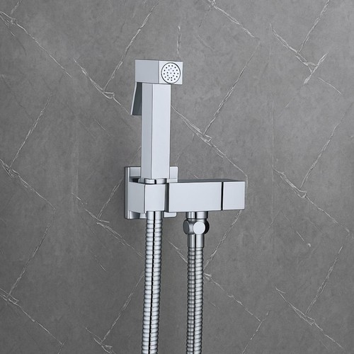 Square chrome brass douche - square,