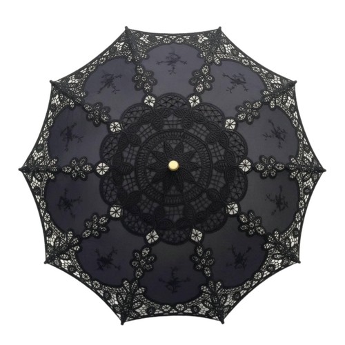Lace sun umbrella with - lace,