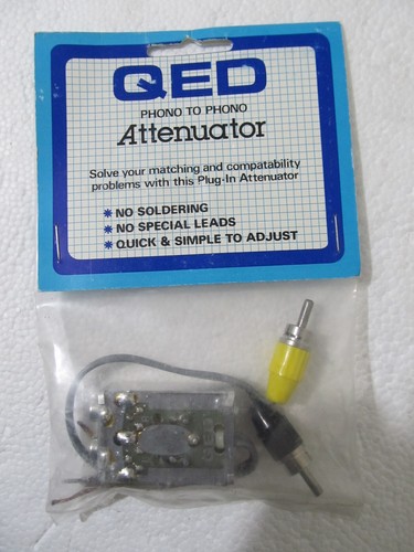 Qed phono attenuator - phono,