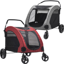 110cm XL Dog Cat Stroller 4
