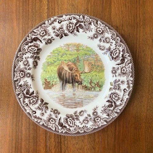 Spode woodland moose - moose, side