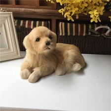 Realistic Simulation Golden Retriever Dog Plush Toy Stuffed Animal Puppy Doll