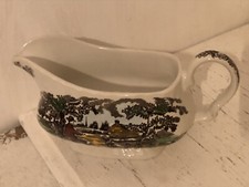 Rare 1950s Myott Gravy Boat, THE HUNTER.