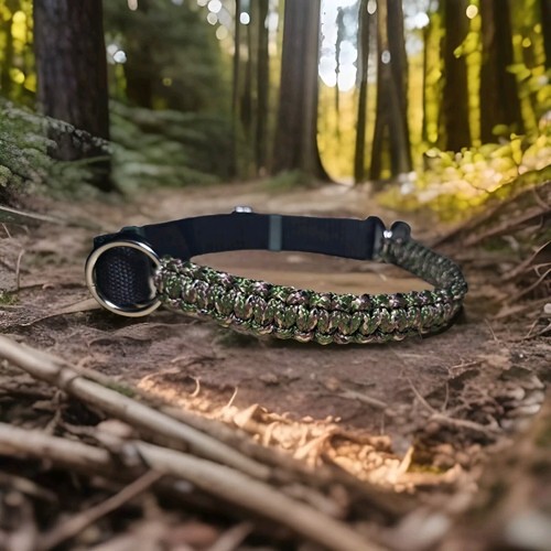 Camo green bitless bridle - green,
