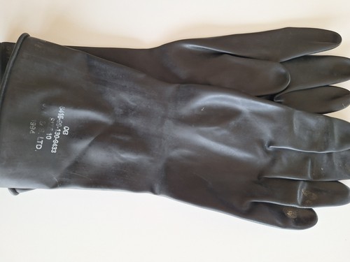 Cbrn rubber protective gloves - cbrn,