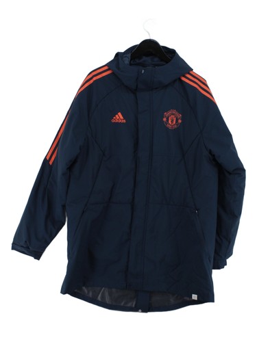 Adidas parka jacket blue - adidas,