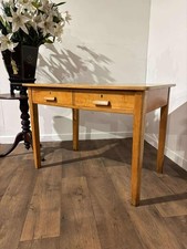 Mid-Century Beech School Desk