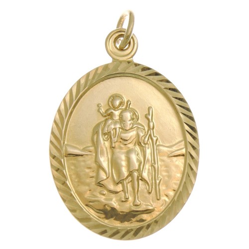 9ct gold saint - 9ct,