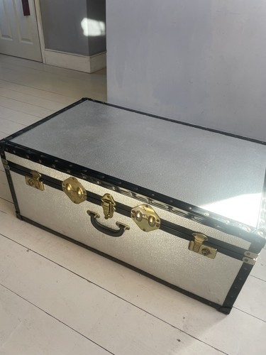Large aluminium trunk steamer - aluminium,