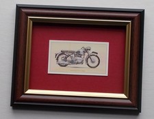MOTOR CYCLE IMAGE FRAMED -