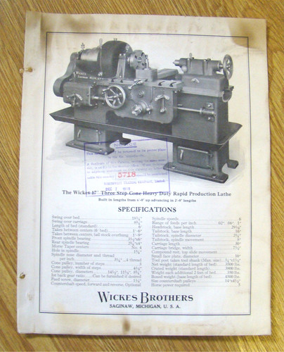 Early 1900 wickes heavy - early,