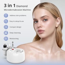 3 in 1 Mini Diamond Microdermabrasion Dermabrasion Facial Peel Spray Machine UK
