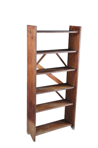 Primitive oak shelf - primitive,