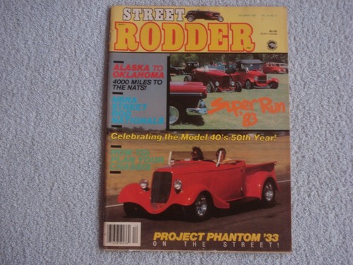 Street rodder 1983 - rodder, december