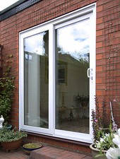 uPVC Patio Doors White Sliding Door | MADE TO MEASURE | 2400mm x 2150mm (#115)