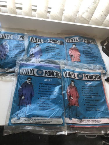 Vinyl poncho adults festival - poncho,