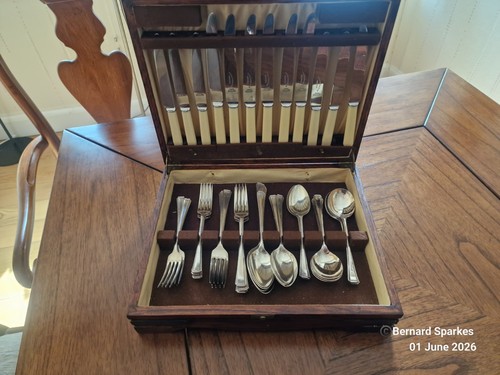 Vintage piece silver - vintage, 39‑piece