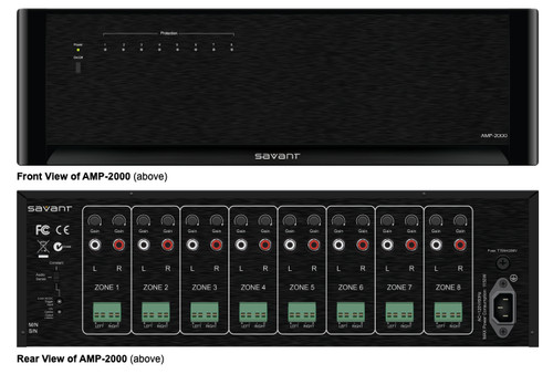 Savant amp 2000 zone 16 - savant, amp-2000