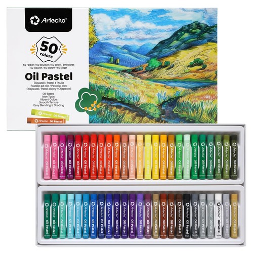 Oil pastels set colors - set, 50