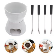 Chocolate fondue set - fondue, ceramic