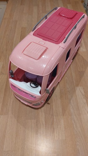 Barbie campervan large pink - campervan,